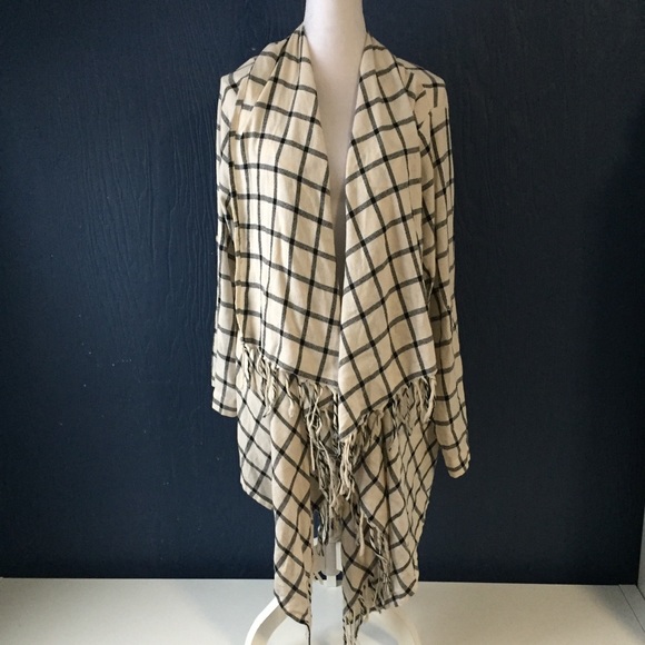 hippie love Sweaters - Hippie Love Open Cardigan Window Pain Size M / L